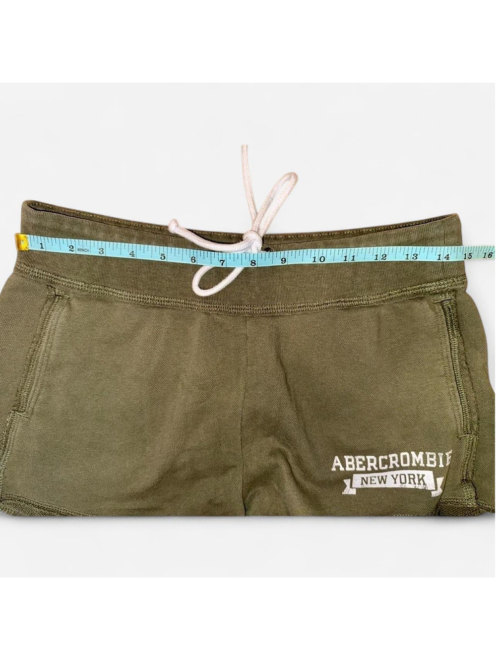 Abercrombie & Fitch Women's Green Athletic Shorts - Picture 6 of 8